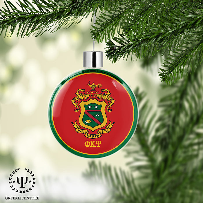 Phi Kappa Psi Christmas Ornament Flat Round
