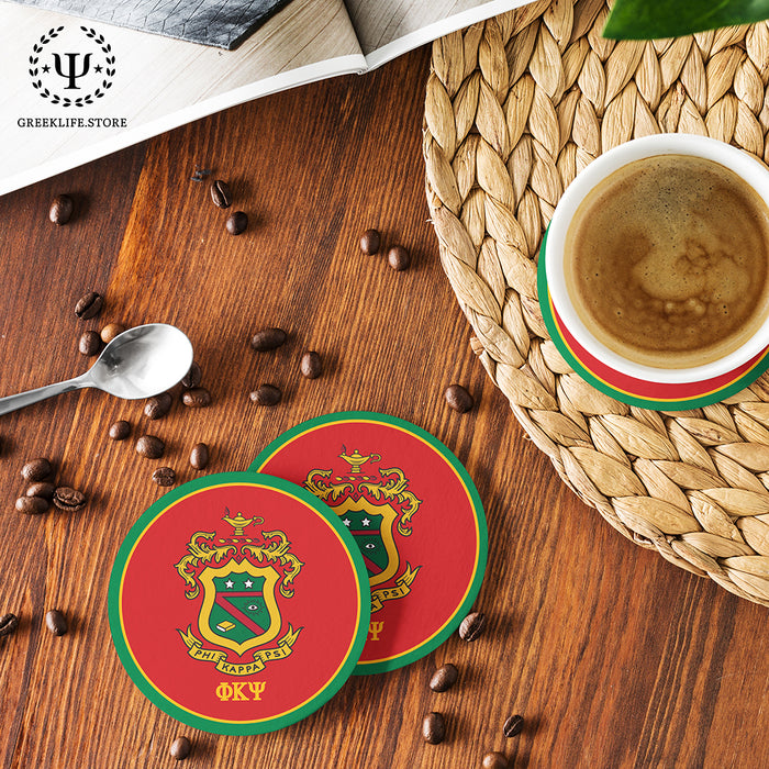 Phi Kappa Psi Beverage Coasters Round (Set of 4)