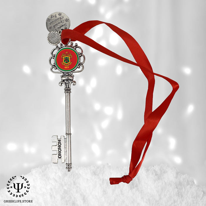 Phi Kappa Psi Christmas Ornament Santa Magic Key