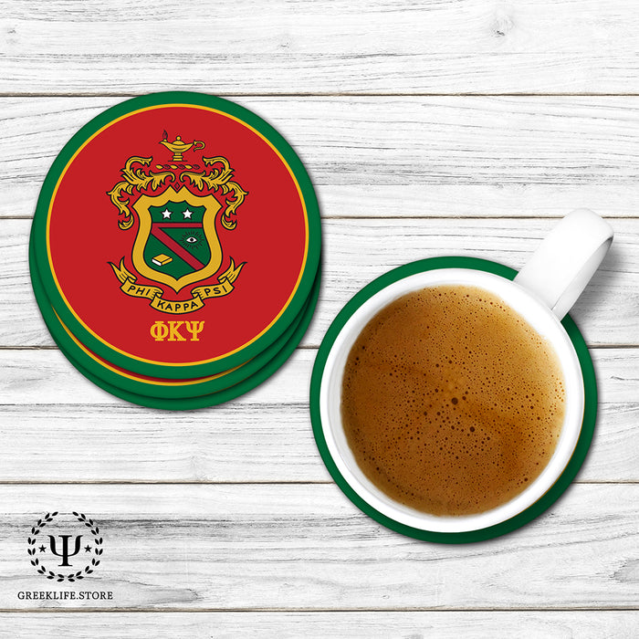 Phi Kappa Psi Beverage Coasters Round (Set of 4)