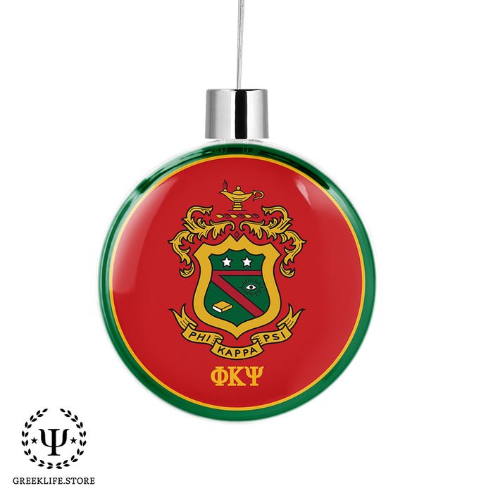 Phi Kappa Psi Christmas Ornament Flat Round