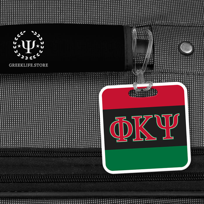 Phi Kappa Psi Luggage Bag Tag (square)