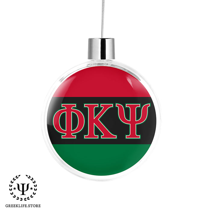 Phi Kappa Psi Christmas Ornament Flat Round