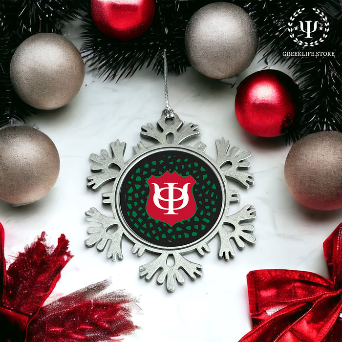Phi Kappa Psi Christmas Ornament - Snowflake Metal