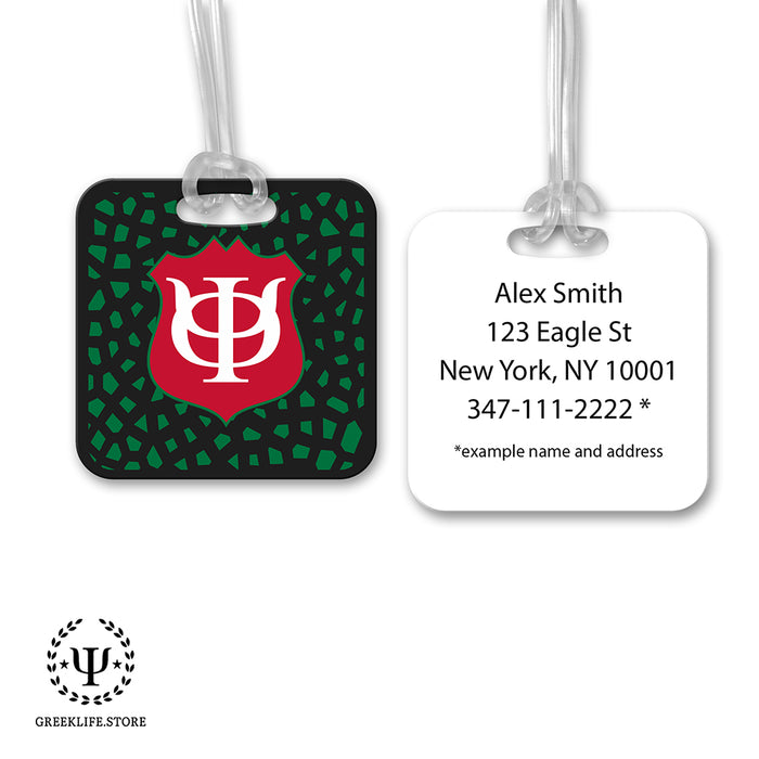 Phi Kappa Psi Luggage Bag Tag (square)