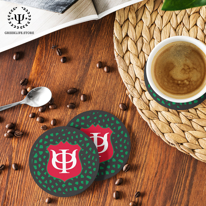 Phi Kappa Psi Beverage Coasters Round (Set of 4)
