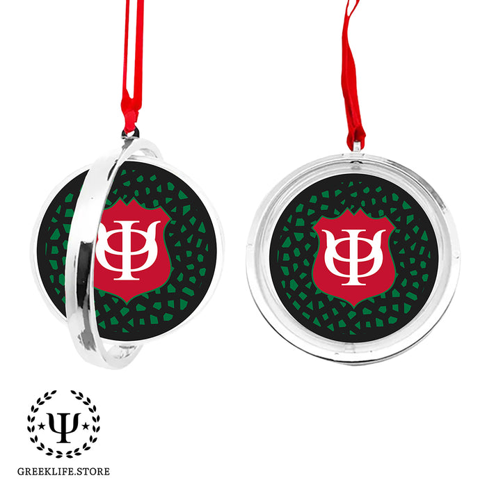 Phi Kappa Psi Christmas Reversible Flat Round Ornament