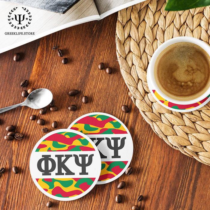 Phi Kappa Psi Beverage Coasters Round (Set of 4)