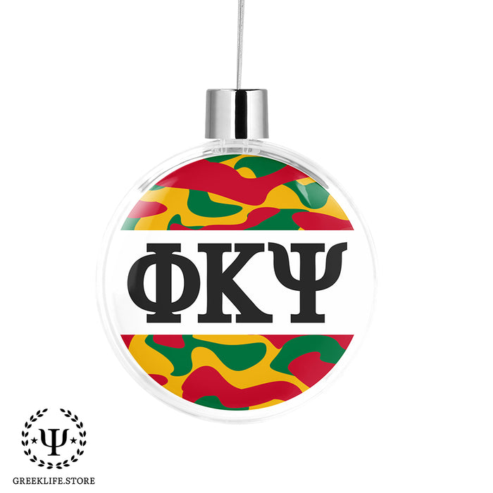 Phi Kappa Psi Christmas Ornament Flat Round