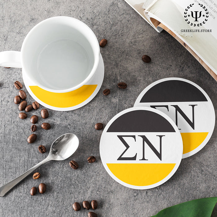 Sigma Nu Beverage Coasters Round (Set of 4)