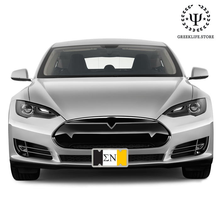 Sigma Nu Decorative License Plate