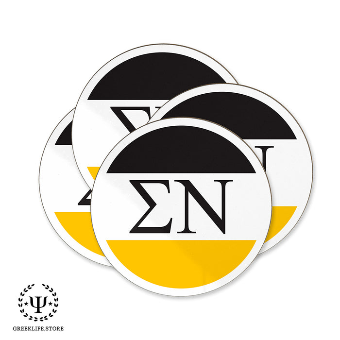 Sigma Nu Beverage Coasters Round (Set of 4)