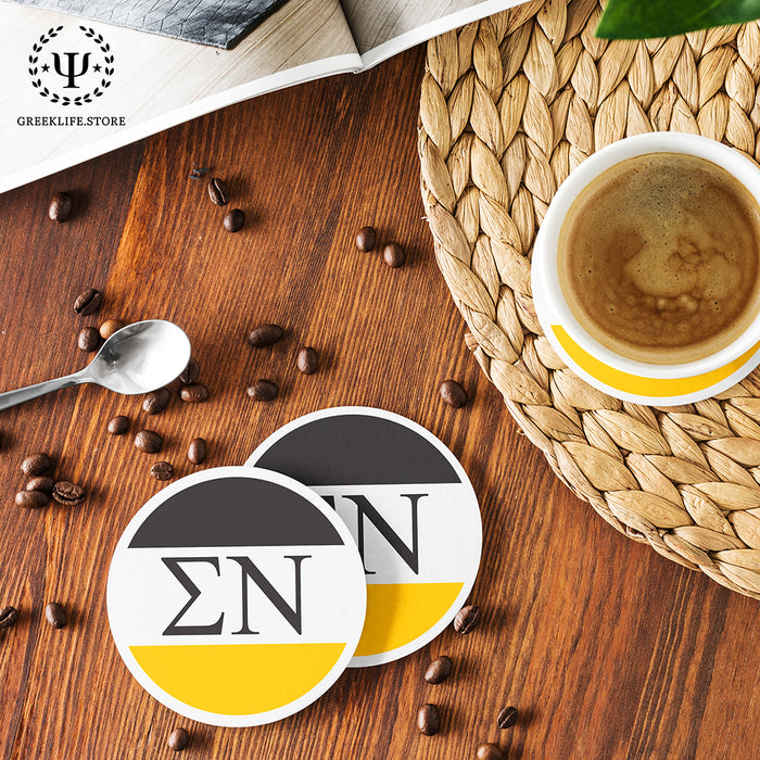 Sigma Nu Beverage Coasters Round (Set of 4)