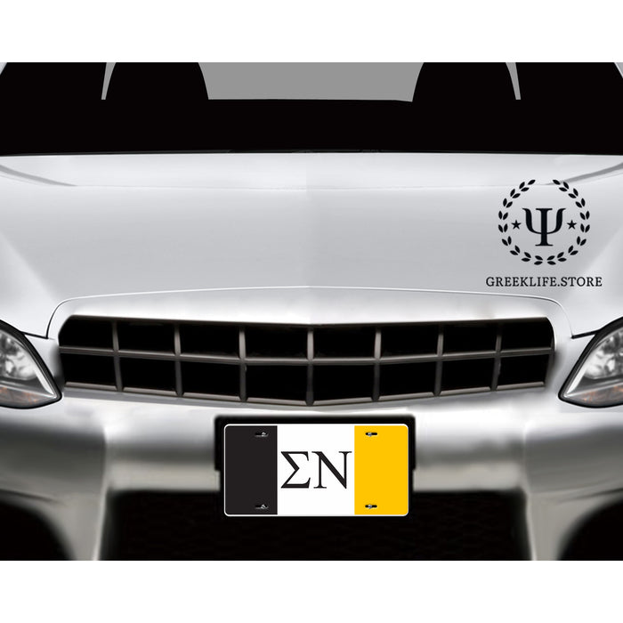 Sigma Nu Decorative License Plate