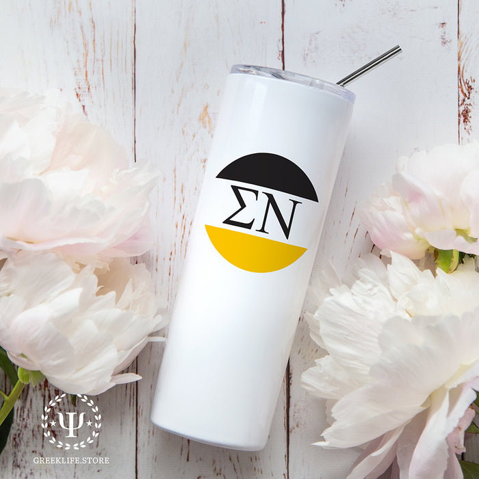 Sigma Nu Stainless Steel Skinny Tumbler 20 OZ