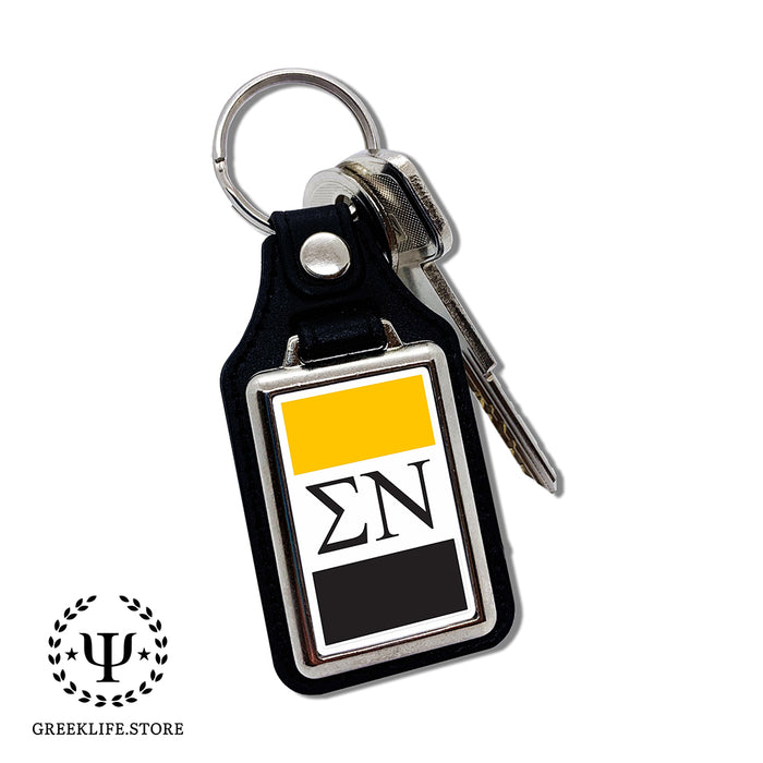 Sigma Nu Keychain Rectangular