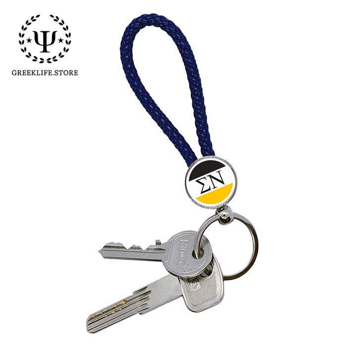 Sigma Nu Keychain Round