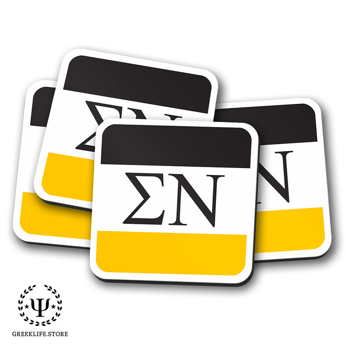 Sigma Nu Beverage Coasters Square (Set of 4)