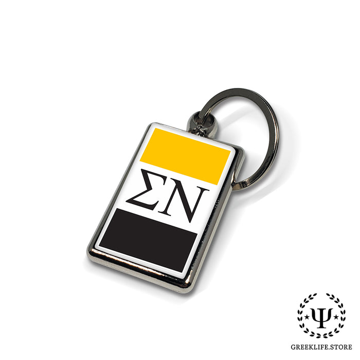 Sigma Nu Keychain Rectangular