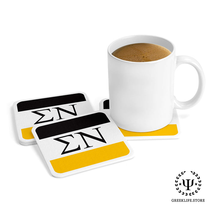 Sigma Nu Beverage Coasters Square (Set of 4)