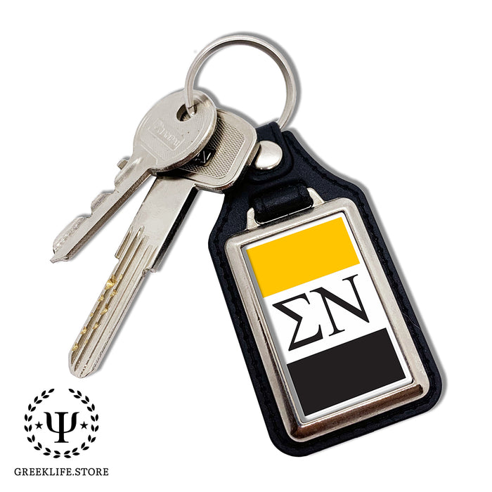 Sigma Nu Keychain Rectangular