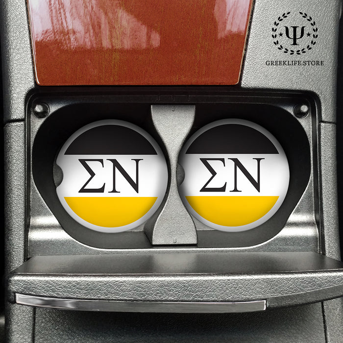 Sigma Nu Car Coasters (Set of 2)