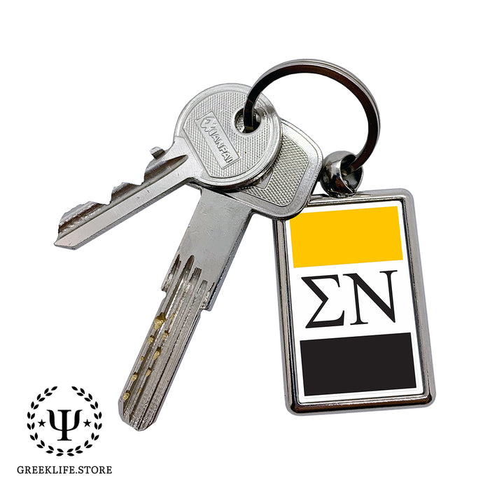 Sigma Nu Keychain Rectangular