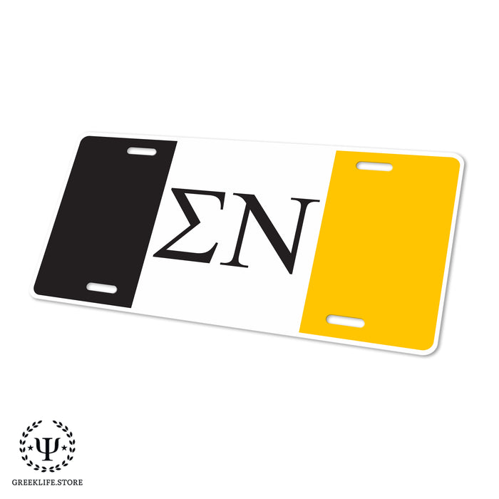 Sigma Nu Decorative License Plate