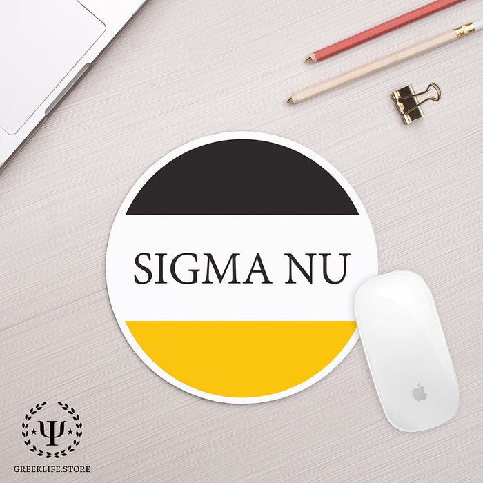 Sigma Nu Mouse Pad Round