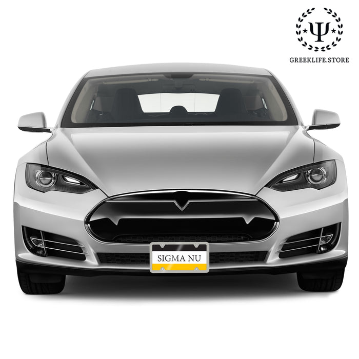 Sigma Nu Decorative License Plate