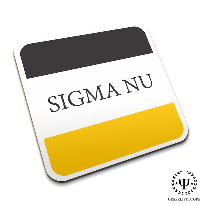 Sigma Nu Beverage Coasters Square (Set of 4)