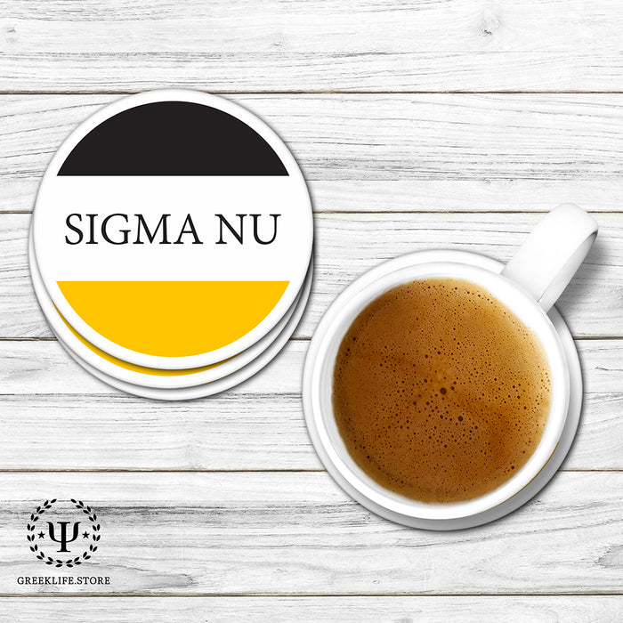 Sigma Nu Beverage Coasters Round (Set of 4)