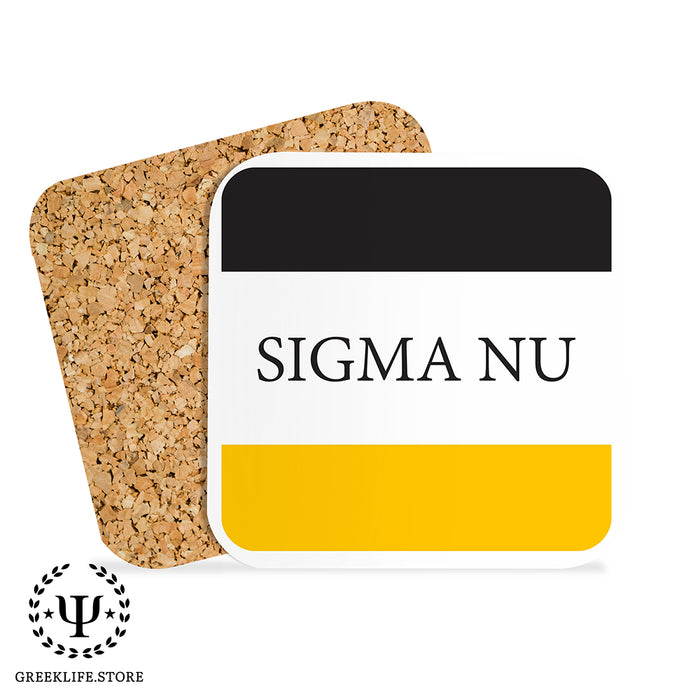Sigma Nu Beverage Coasters Square (Set of 4)