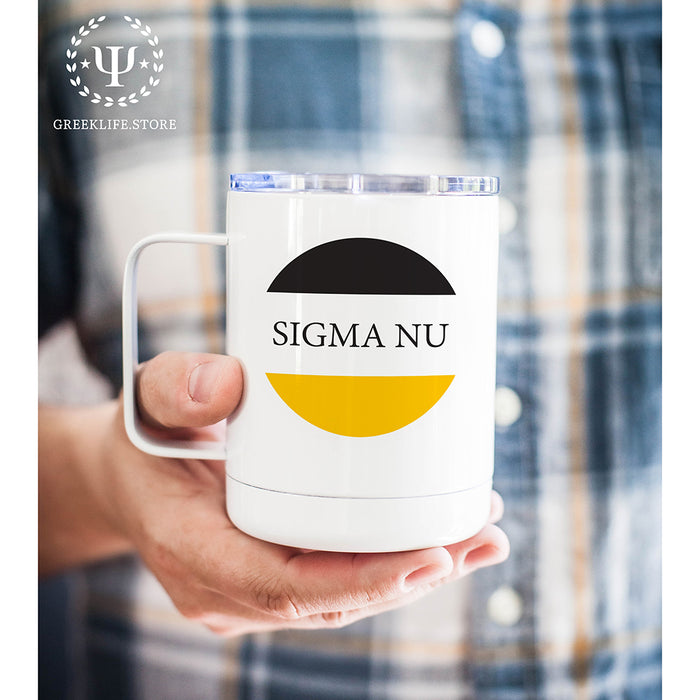 Sigma Nu Stainless Steel Travel Mug 13 OZ