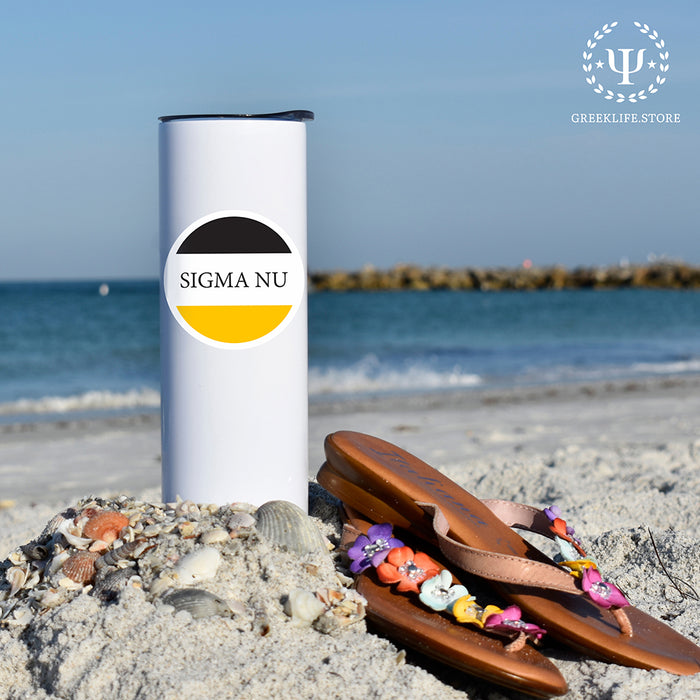 Sigma Nu Stainless Steel Skinny Tumbler 20 OZ