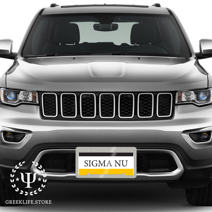 Sigma Nu Decorative License Plate