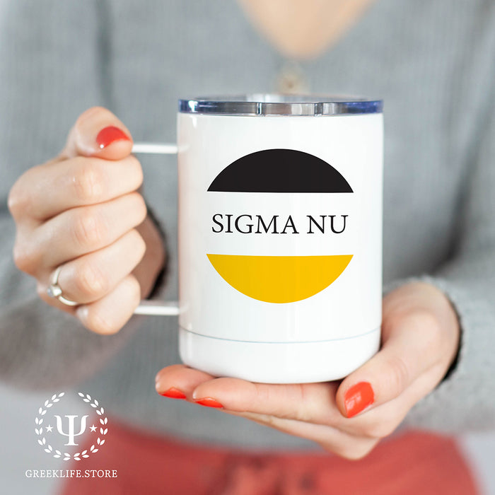Sigma Nu Stainless Steel Travel Mug 13 OZ