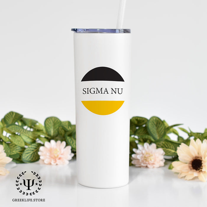 Sigma Nu Stainless Steel Skinny Tumbler 20 OZ