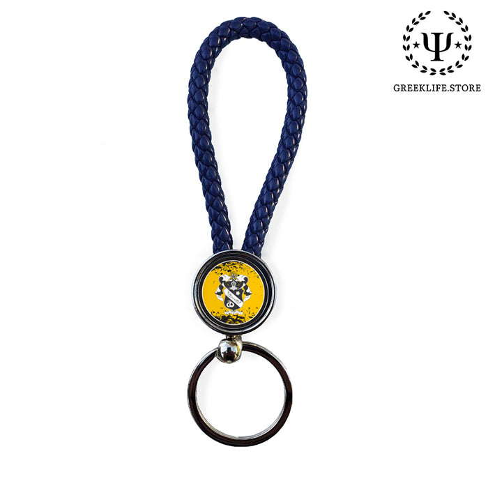 Sigma Nu Keychain Round