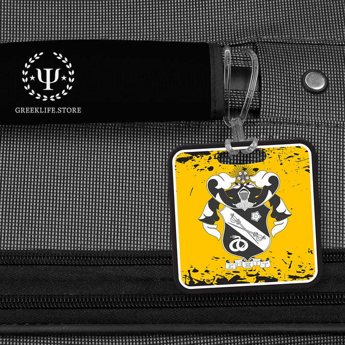 Sigma Nu Luggage Bag Tag (square)