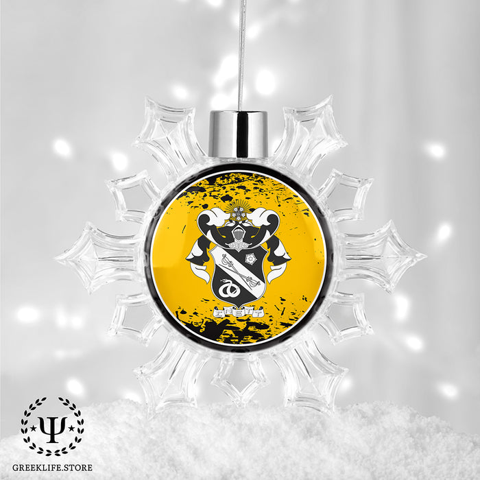Sigma Nu Christmas Ornament - Snowflake