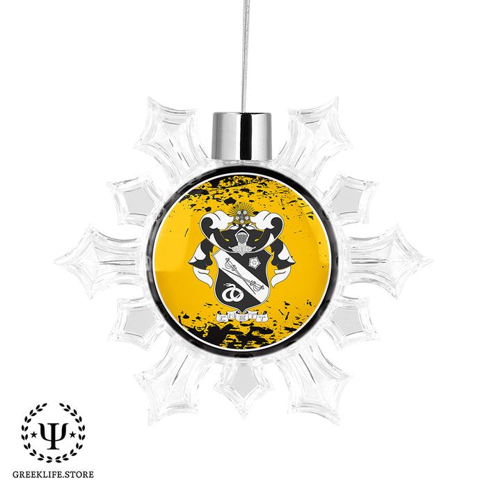 Sigma Nu Christmas Ornament - Snowflake