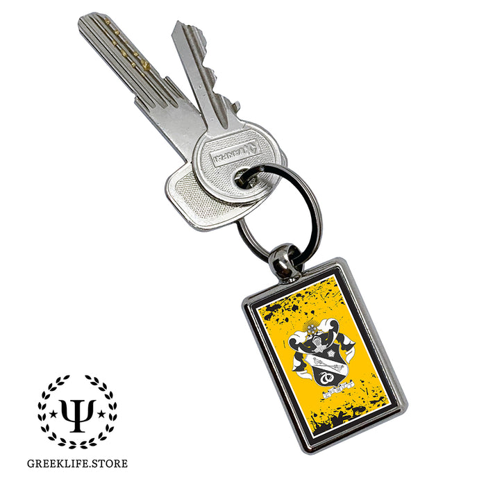 Sigma Nu Keychain Rectangular