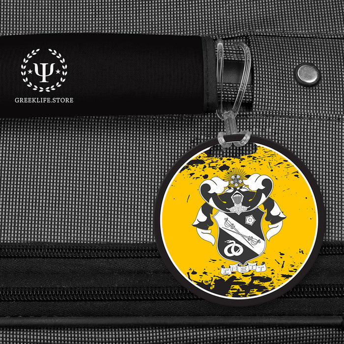 Sigma Nu Luggage Bag Tag (round)