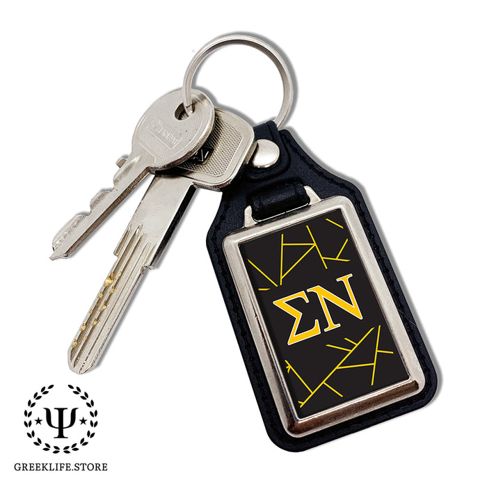 Sigma Nu Keychain Rectangular