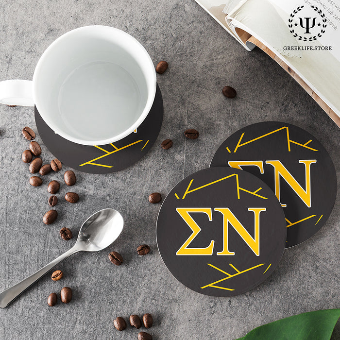 Sigma Nu Beverage Coasters Round (Set of 4)