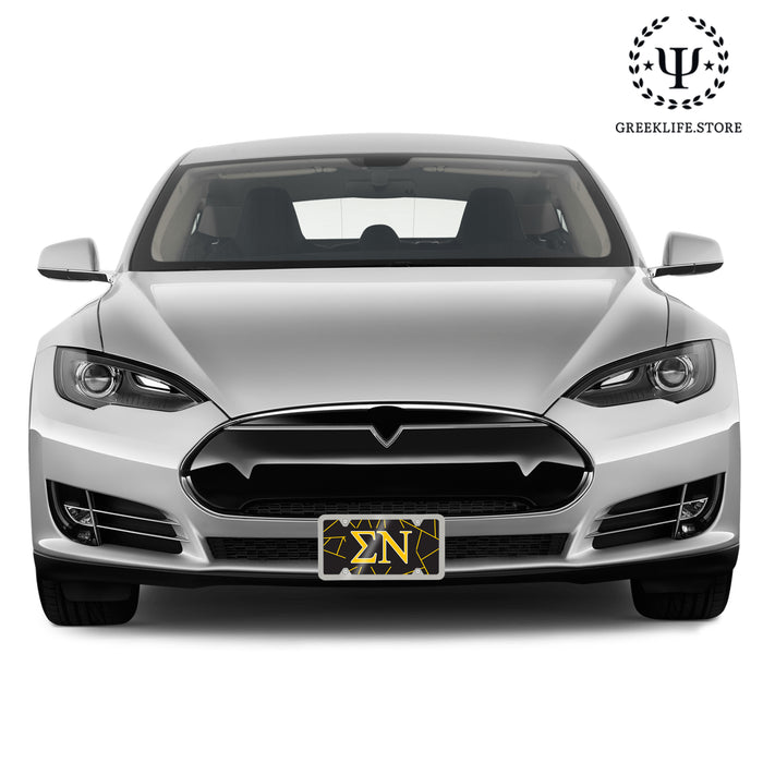 Sigma Nu Decorative License Plate