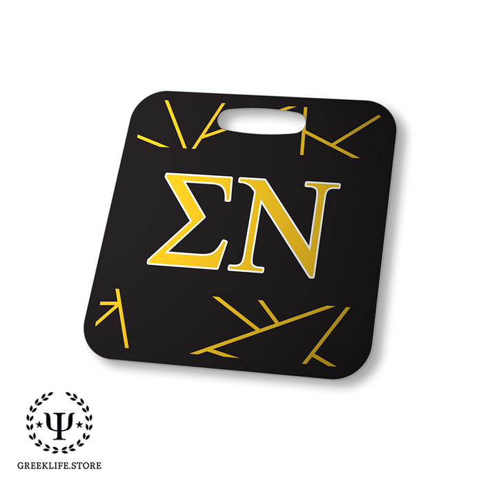 Sigma Nu Luggage Bag Tag (square)