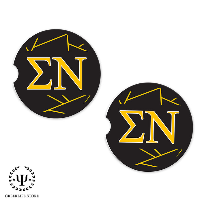 Sigma Nu Car Coasters (Set of 2)