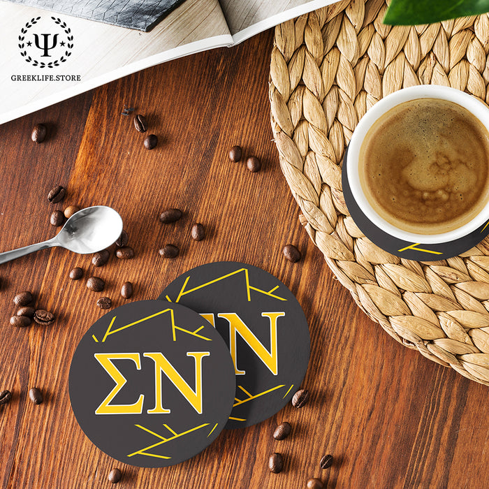 Sigma Nu Beverage Coasters Round (Set of 4)